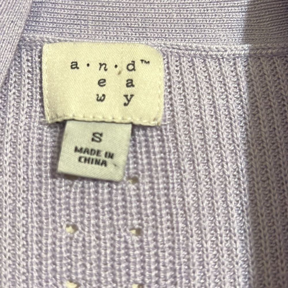 A New Day lavender cardigan - Picture 3 of 5